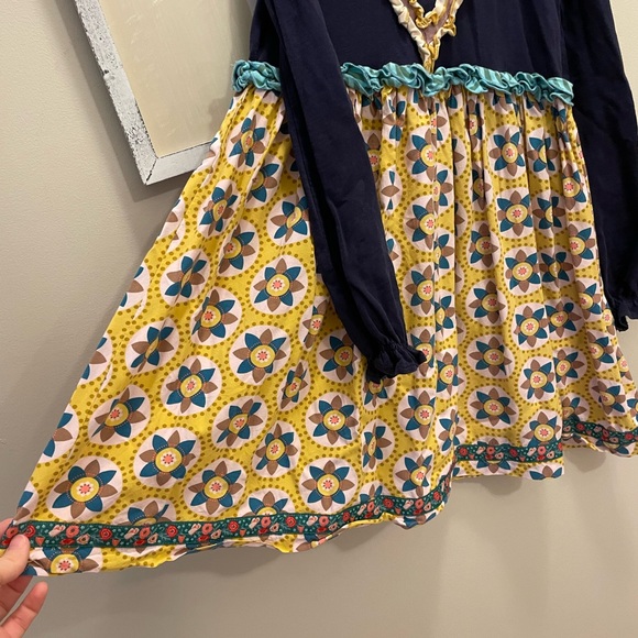 Floral Patterned Dress with Ruffle Trim - Matilda Jane - Picture 3 of 3